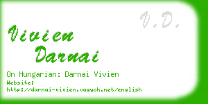 vivien darnai business card